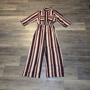 Speed Control New York Women's XL Striped Jumpsuit New w/out Tags!